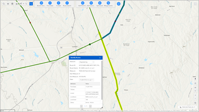 Agregar la capacidad de referenciación lineal al servicio de mapas