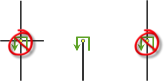 Permitido solo en calles sin salida Permitido solo en calles sin salida