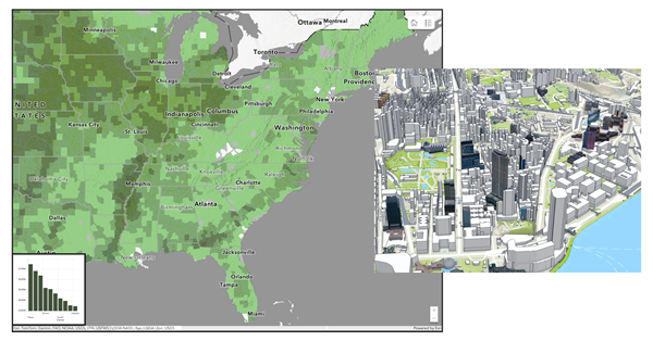 Ejemplo de mapa y escena Ejemplo de mapa y escena