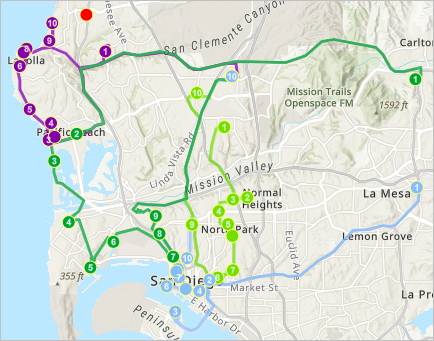 Rutas planeadas para inspectores de restaurantes Rutas planeadas para inspectores de restaurantes